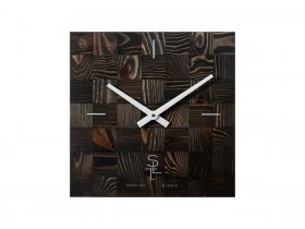 Часы настенные SLT 5195 CHESS BLACK WOOD в Покровске - pokrovsk.mebel-nsk.ru | фото
