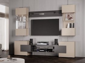 Гостиная Фэнтези (кашемир/графит) в Покровске - pokrovsk.mebel-nsk.ru | фото