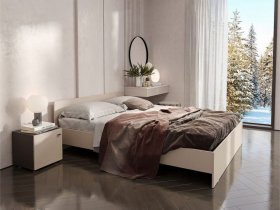 Кровать двухспальная 1,6м Гиза в Покровске - pokrovsk.mebel-nsk.ru | фото