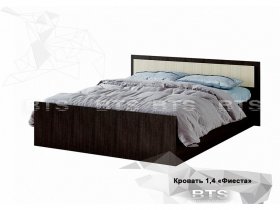 Кровать двуспальная 1,4м LIGHT Фиеста (BTS) в Покровске - pokrovsk.mebel-nsk.ru | фото