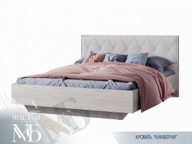 Кровать двуспальная 1,6м Кимберли КР-13 в Покровске - pokrovsk.mebel-nsk.ru | фото