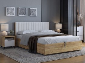 Кровать двуспальная 1,6м Юлия в Покровске - pokrovsk.mebel-nsk.ru | фото