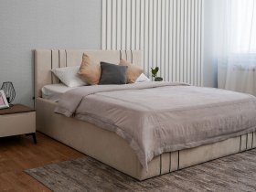 Кровать двуспальная 1,8м с подъем. мех. Леванте в Покровске - pokrovsk.mebel-nsk.ru | фото