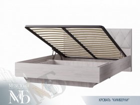 Кровать двуспальная с подъем. мех. 1,6 м  Кимберли КР-13 в Покровске - pokrovsk.mebel-nsk.ru | фото