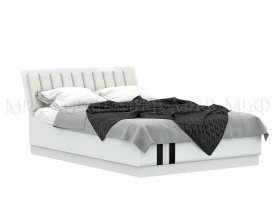 Кровать двуспальная с подъем.мех. 1,6м Магнолия в Покровске - pokrovsk.mebel-nsk.ru | фото