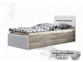 Кровать односпальная Наоми КР-12 в Покровске - pokrovsk.mebel-nsk.ru | фото