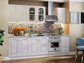 Кухонный гарнитур Лиза-2 (белый) в Покровске - pokrovsk.mebel-nsk.ru | фото