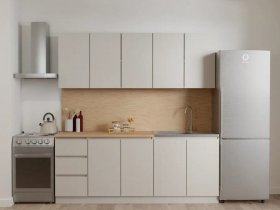 Кухонный гарнитур Мори 2,0 м (сатин) в Покровске - pokrovsk.mebel-nsk.ru | фото