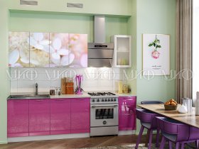 Кухонный гарнитур Вишневый цвет в Покровске - pokrovsk.mebel-nsk.ru | фото