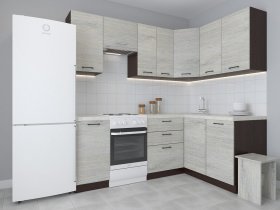 Модульная угловая кухня 1,4м*2,1м Лада (пикард) в Покровске - pokrovsk.mebel-nsk.ru | фото