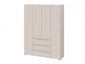 Шкаф четырехстворчатый с ящиками Люмо ШК-05 в Покровске - pokrovsk.mebel-nsk.ru | фото