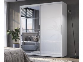 Шкаф-купе Крафт-6 2,0м (белый) в Покровске - pokrovsk.mebel-nsk.ru | фото